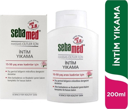 Hassas Ciltler Için Intim Yıkama 15-50 Yaş Arası Kadınlar Için 200 Ml