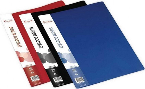 Katalog Sunum Dosyası Siyah 60 Lı