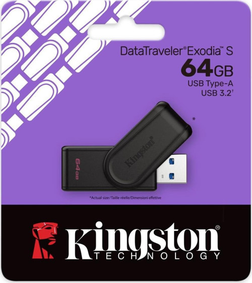 Kıngston 64GB USB 3.2 Exodia S Usb Flash Bellek DTXS/64GB