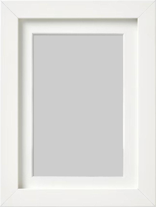 Rödalm 13X18 Cm Beyaz Ahşap Çerçeve Derin Kalın Kenarlı Beyaz 13X18 Cm Fotoğraf Resim Çerçevesi