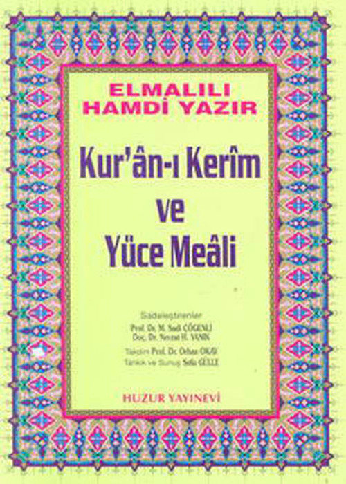 Kuran'ı Kerim ve Meali-Orta Boy (Kutulu) - Sarı