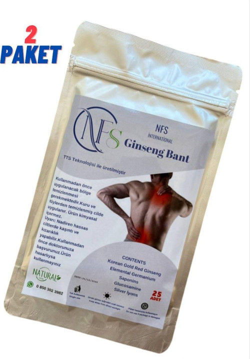 Nfs Ginseng Bant 25 Adet 2 Paket