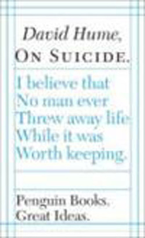 Great Ideas 34:On Suicide PB