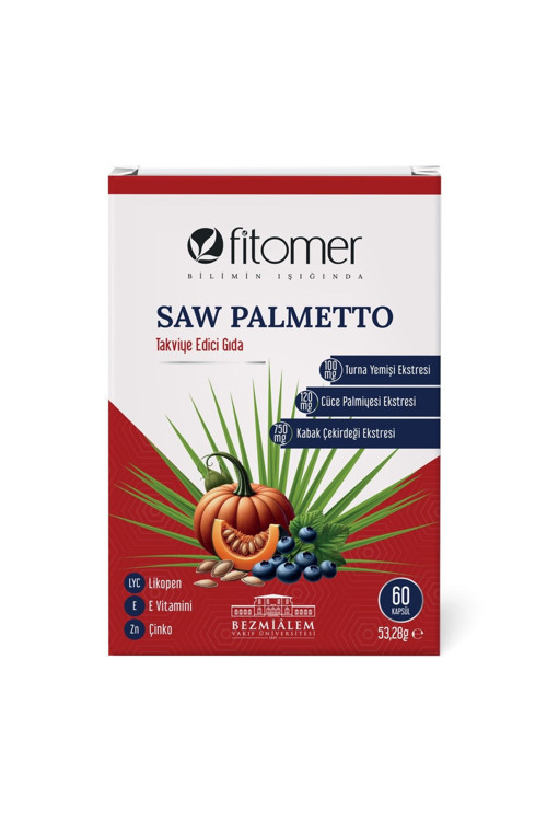 Saw Palmetto Takviye Edici Gıda 60'lı Kapsül
