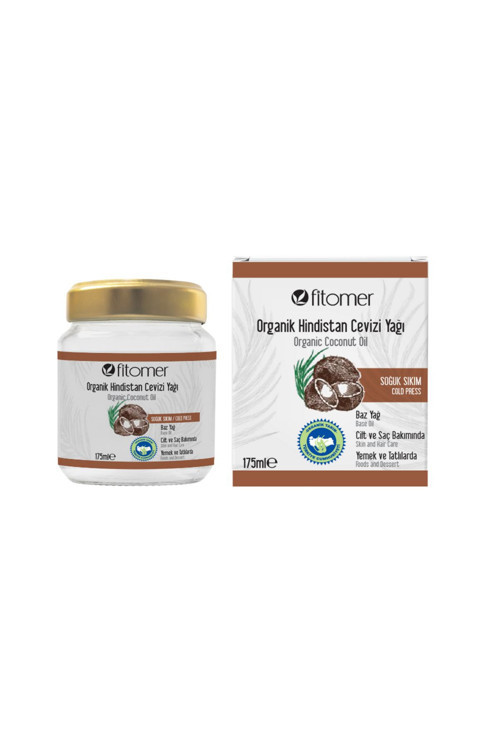 Organik Hindistan Cevizi Yağı 175 ML Soğuk Sıkım