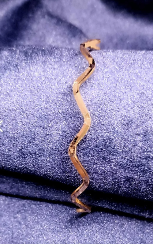 22 Ayar 20 gram Yatırımlık Ajda (ZİGZAG) Bilezik İşçiliksiz