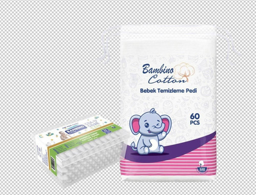 Bebek Temizleme Pamuğu 60 Lı Emniyetli Bebe Kulak Çubuğu X1