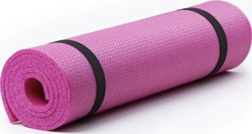 Yoga Minderi Ve Spor Mati Pembe 10 mm Tasima Askili pilates fitness