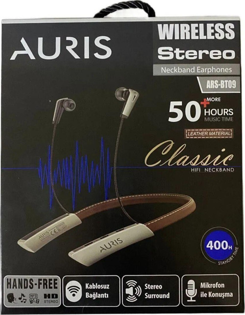 Ars-Bt09 Boyun Askılı Bt Kulaklık 50 Saat Kesintisiz Konuşma Ve Müzik Keyfi Ars-Bt09