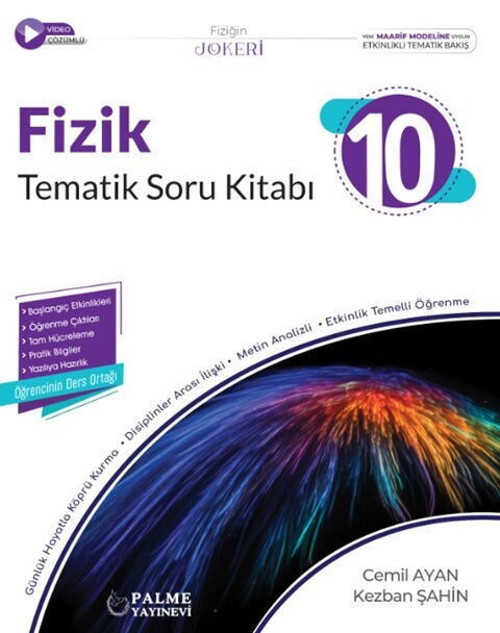10. Sınıf Fizik Tematik Soru Kitabı Palme Yayınları
