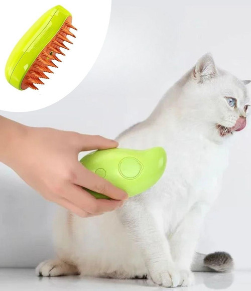 Buharlı Yumuşak Silikon Uçlu Kedi & Köpek Tüy Tarama Tarağı Yıkama Fırçası GO506089AP85YT5122