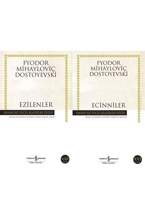 Ecinniler-ezilenler Fyodor Mihayloviç Dostoyevski Iş Bankası Kültür Yayınları Edebiyat Roman Kitap