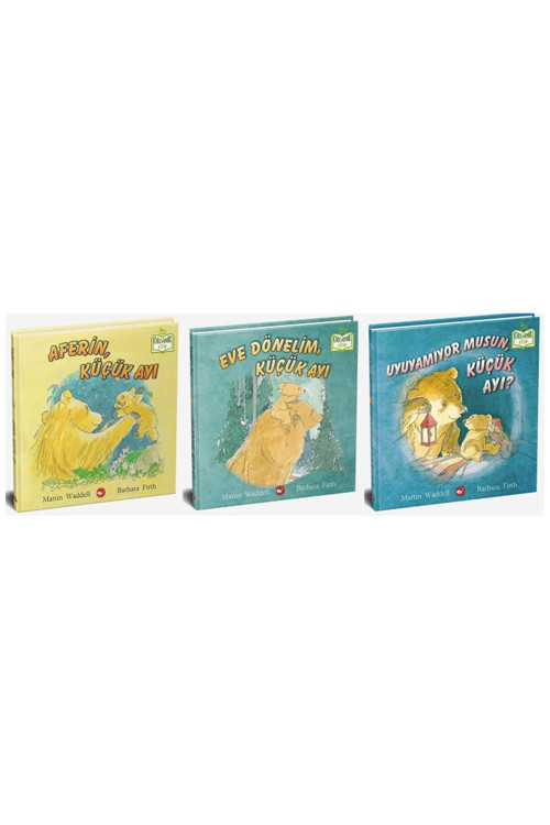 Aferin Küçük Ayı - Eve Dönelim Küçük Ayı - Uyuyamıyor Musun Küçük Ayı? - 3 Kitap Set