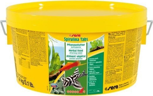Spirulina 2150 Tabs Otçul Balık Yemi 1,4 kg