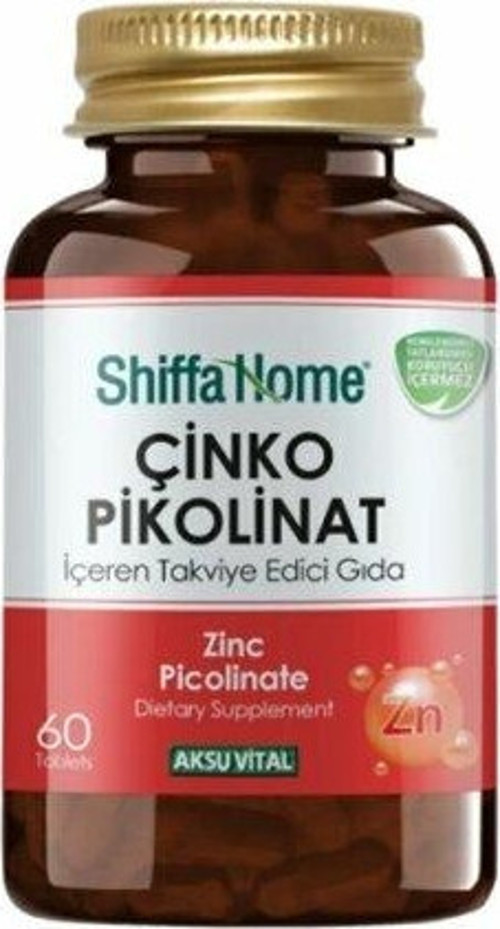 Aksuvital Shf Çinko Pikolinat 60 Tablet