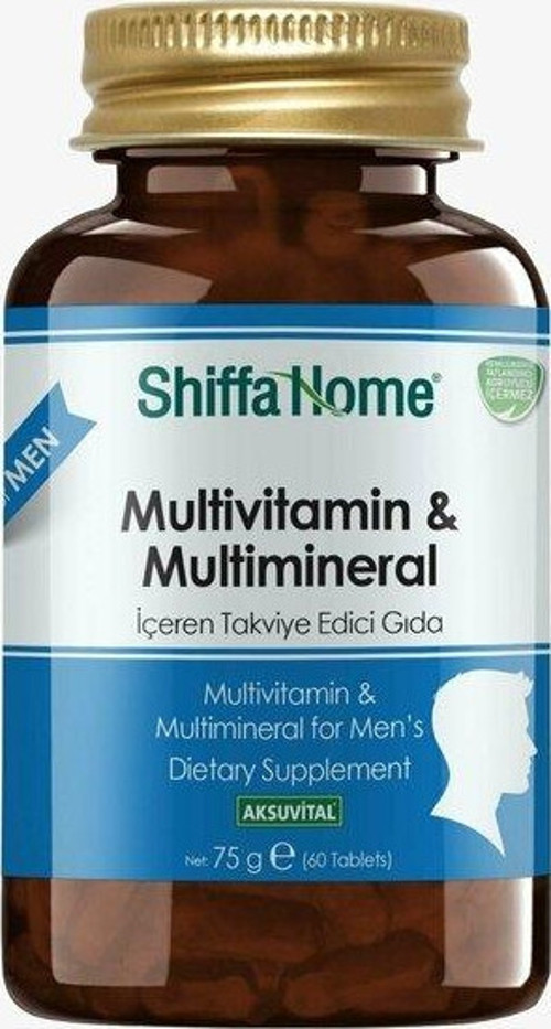 Aksuvital Shf Multivitamin 1260 Mgx60 Tablet Erkek