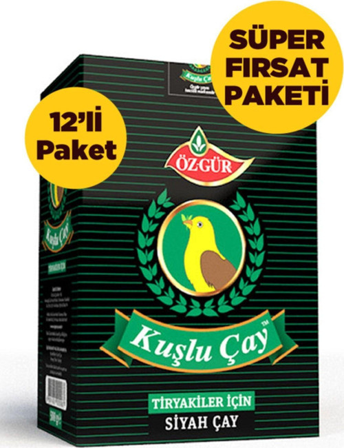 Kuşlu Çay 500 G (12'Li Paket)