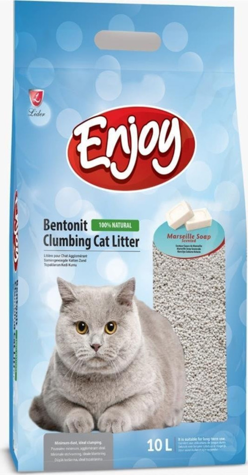 Marsilya Sabunlu Bentonit Kedi Kumu 10 Lt