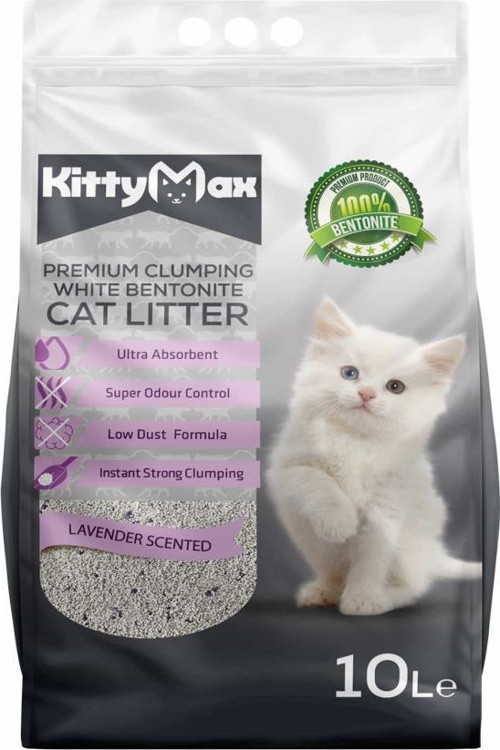 Lavanta Kokulu Bentonit Kedi Kumu 10 Lt