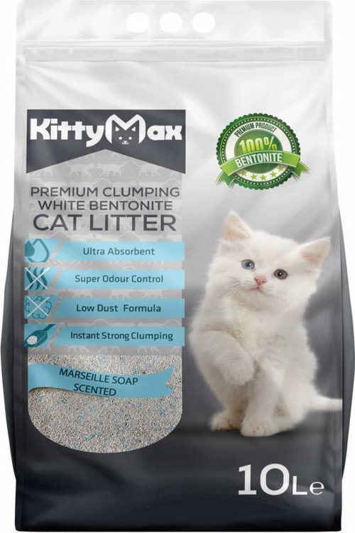 Marsilya Sabun Kokulu Bentonit Kedi Kumu 10 Lt
