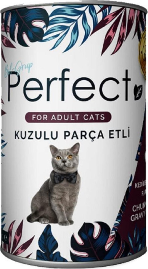 Lamb Kuzu Eti Parçacıklı Yetişkin Kedi Konservesi 400 Gr
