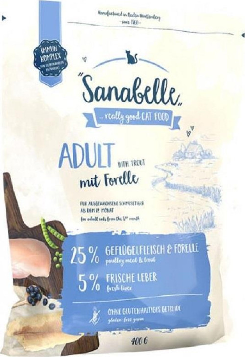 Adult Forelle Alabalıklı Tahılsız Kedi Maması 400 Gr