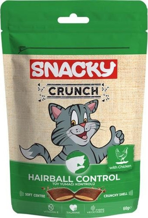 Kedi Crunch Ödül Hairball Control Tavuk 60gr