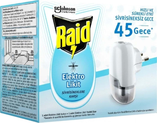 ELEKTRO LİKİT CİHAZ+YEDEK 27,4 ML 45 GECE