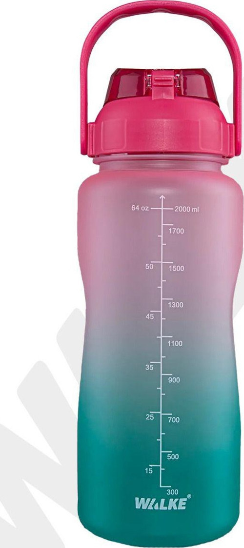 Premium Bottle 2.2 Litre Motivasyonel Tritan Su Matarası Su Şişesi Suluk (Bpa İçermez)