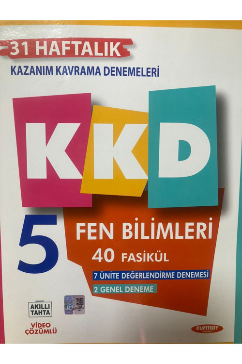 Kurmay Yayınları 5 Kkd Fen Bilimleri Kazanım Kavrama Föyleri 2024-2025 Basım