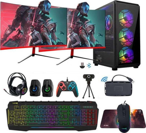 Tx1939 i5 3470 16GB Ram 256GB SSD 1TB HDD 4GB GTX1050Ti 23.6 inç DUAL CURVED Oyun Bilgisayarı
