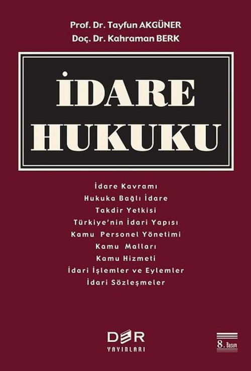 Der Yayınları İdare Hukuku