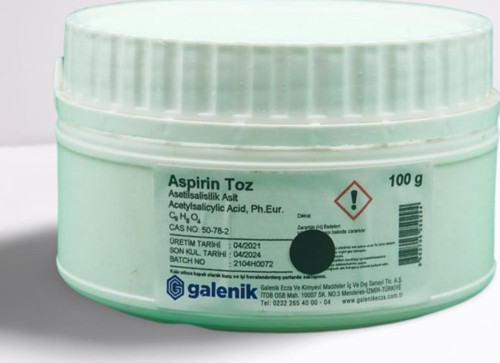 Aspirin Toz 100 G Acıde Acetyl Salıcylıque