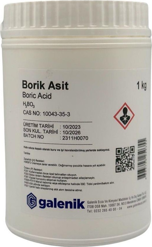 Borik Asit (Acıde Borıque) 1 Kg