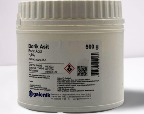 Borik Asit (Acıde Borıque) 500 Gr