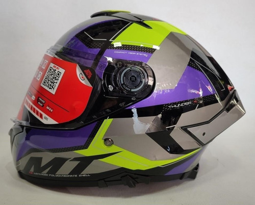 Kask Thunder 4sv Valiant B2 Pearl Grey - Iç Güneş Vizörlü