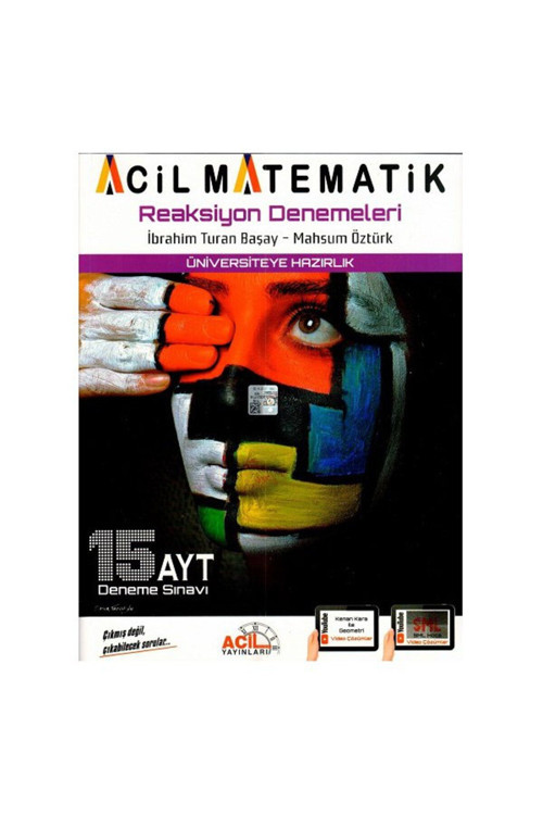 2025 Acil Ayt Reaksiyon Denemeleri 15Li Deneme Parlayan Proje Ayraç Hediye