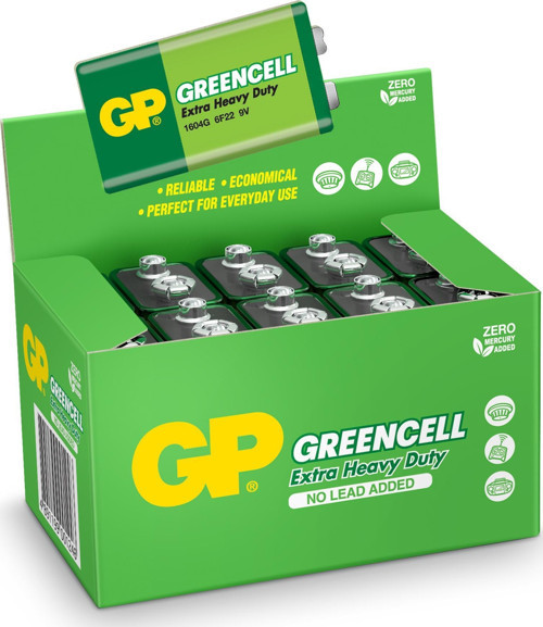 Greencell 1604G 10'lu 9 V Çinko Pil