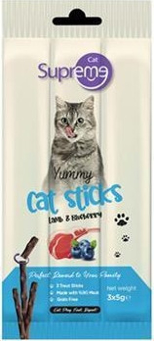 Sticks Kuzulu Yaban Mersinli Kedi Ödül 3*5 Gr