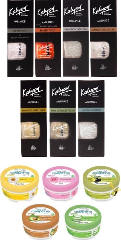 Kalyon 7 Li Set+Cire Aseptine Krem 30Ml 5 Adet Karma