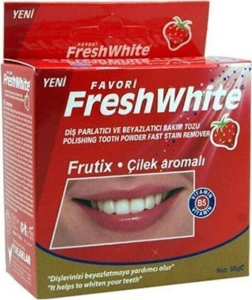 Diş Paarlatıcı Toz Çilek Aromalı 50g