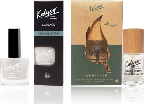 Oje Matlaştırıcı + Bitkisel Kuruluk Önleyici Tırnak Bakım Yağı Kenevir Tohumu Yağı 11 ml