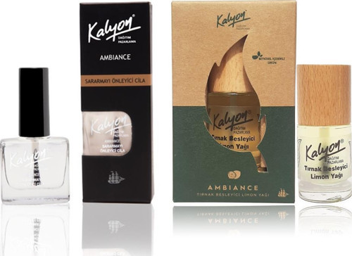 Sararmayı Önleyici + Bitkisel Tırnak Besleyici Limon Yağı 11 ml
