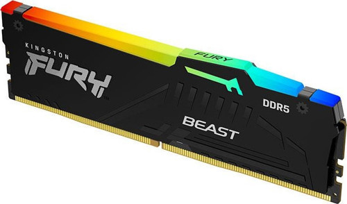 Kingston FURY Beast RGB 32GB DDR5 6000MHz CL40 Performans Ram