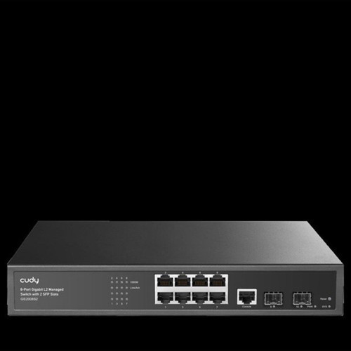 Gs2008S2 8 Port Gigabit 2-Sfp Yönetilebilir Switch
