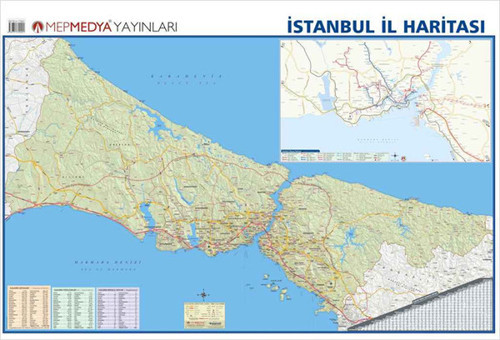 İstanbul İl Duvar Haritası
