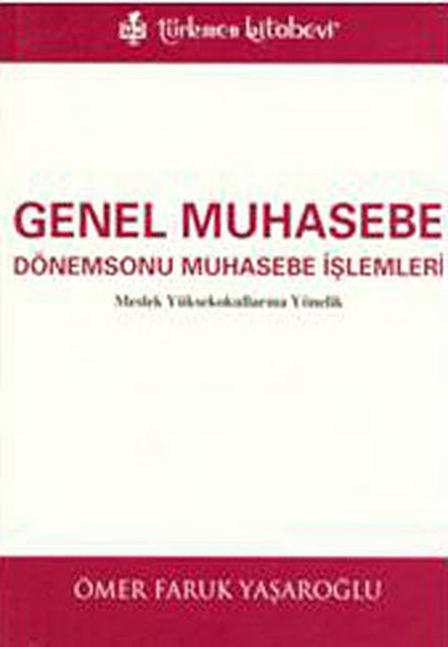 Türkmen Kitabevi Genel Muhasebe