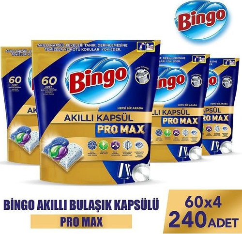 Akıllı Kapsül Pro Max Bulaşık Makinesi Deterjanı Tableti 240 lı