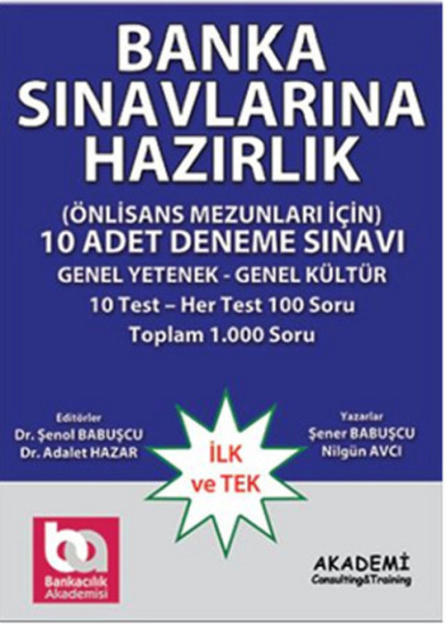 Banka Sınavlarına Hazırlık - Ön Lisans Mezunları İçin