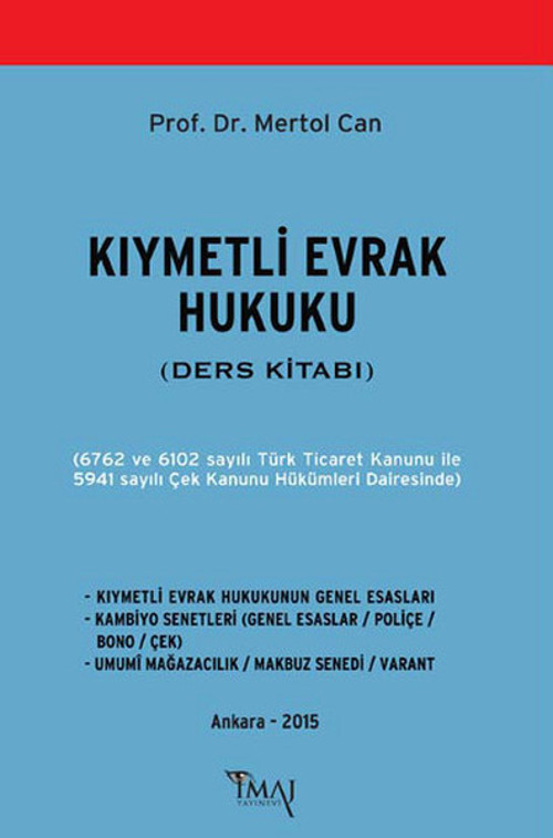 Kıymetli Evrak Hukuku